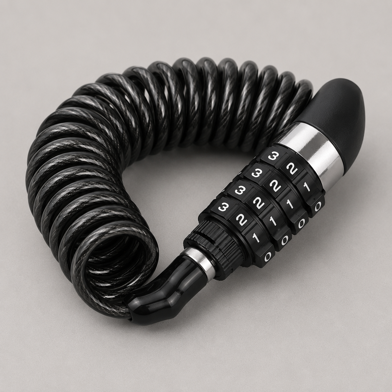 Antivol câble à code 4 chiffres extensible
