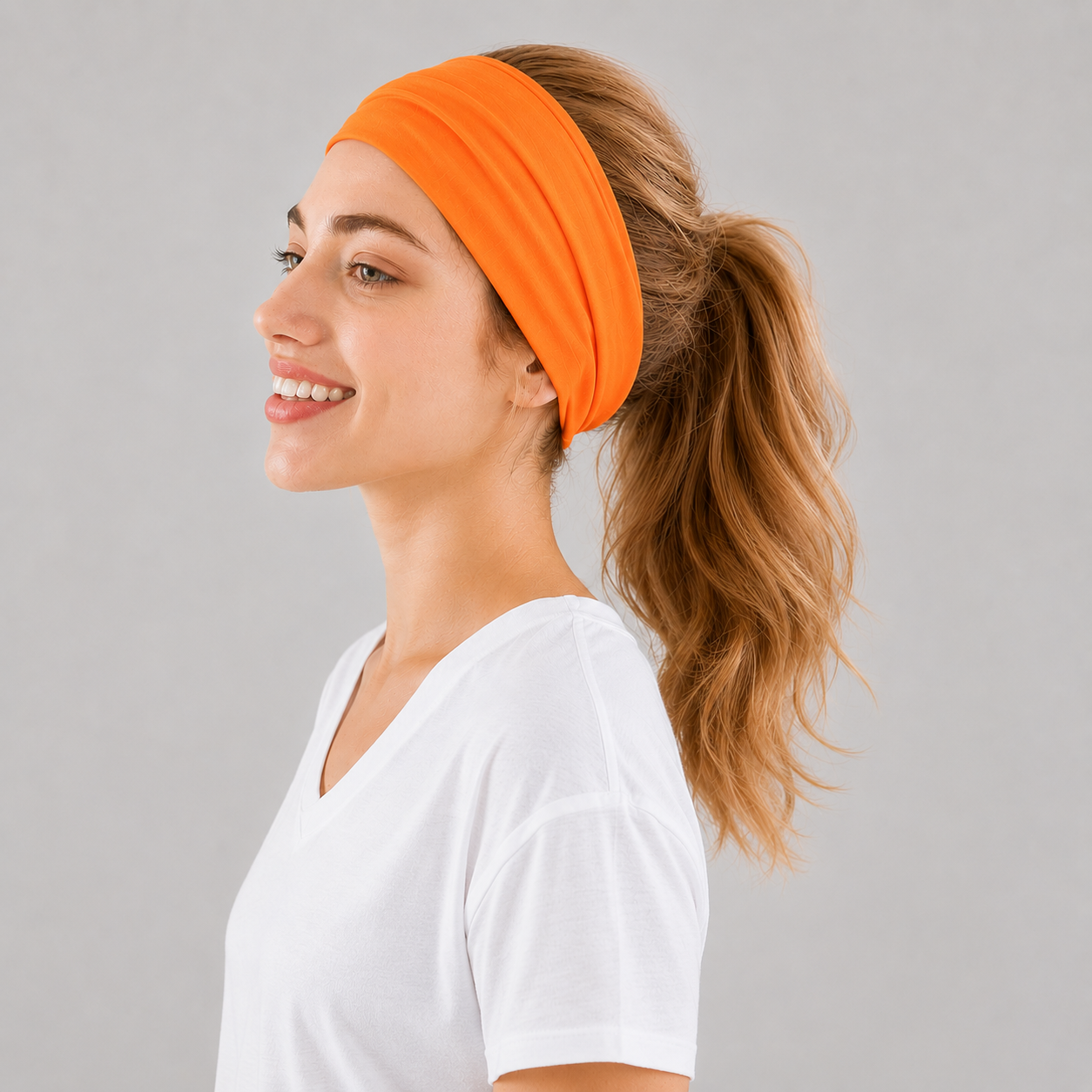 Bandeau de sport élastique anti-transpiration unisexe