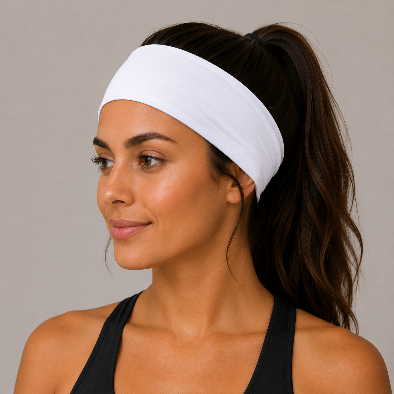Bandeau de sport élastique anti-transpiration unisexe