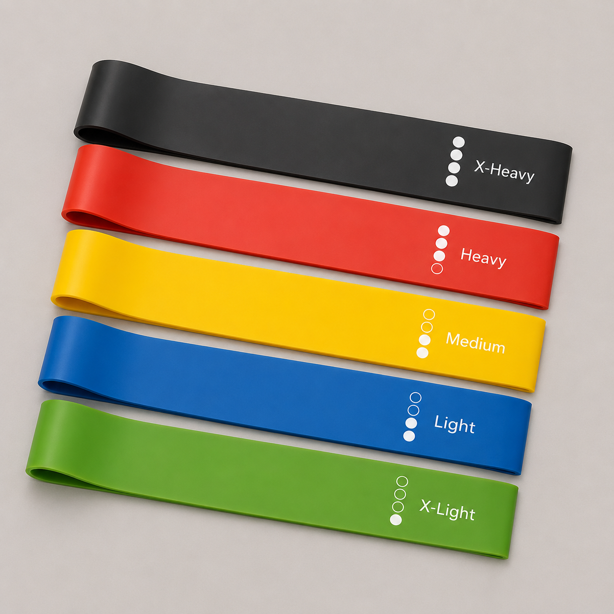 Bandes de résistance TPE pour fitness, yoga et musculation