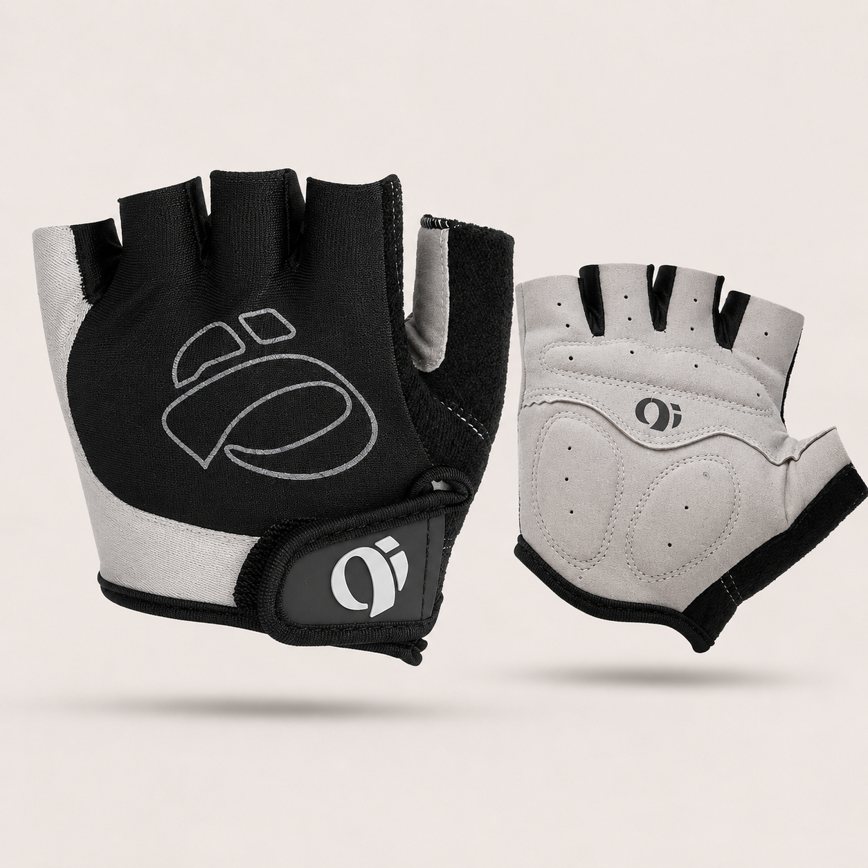 Gants de cyclisme demi-doigts respirants avec paume antichoc