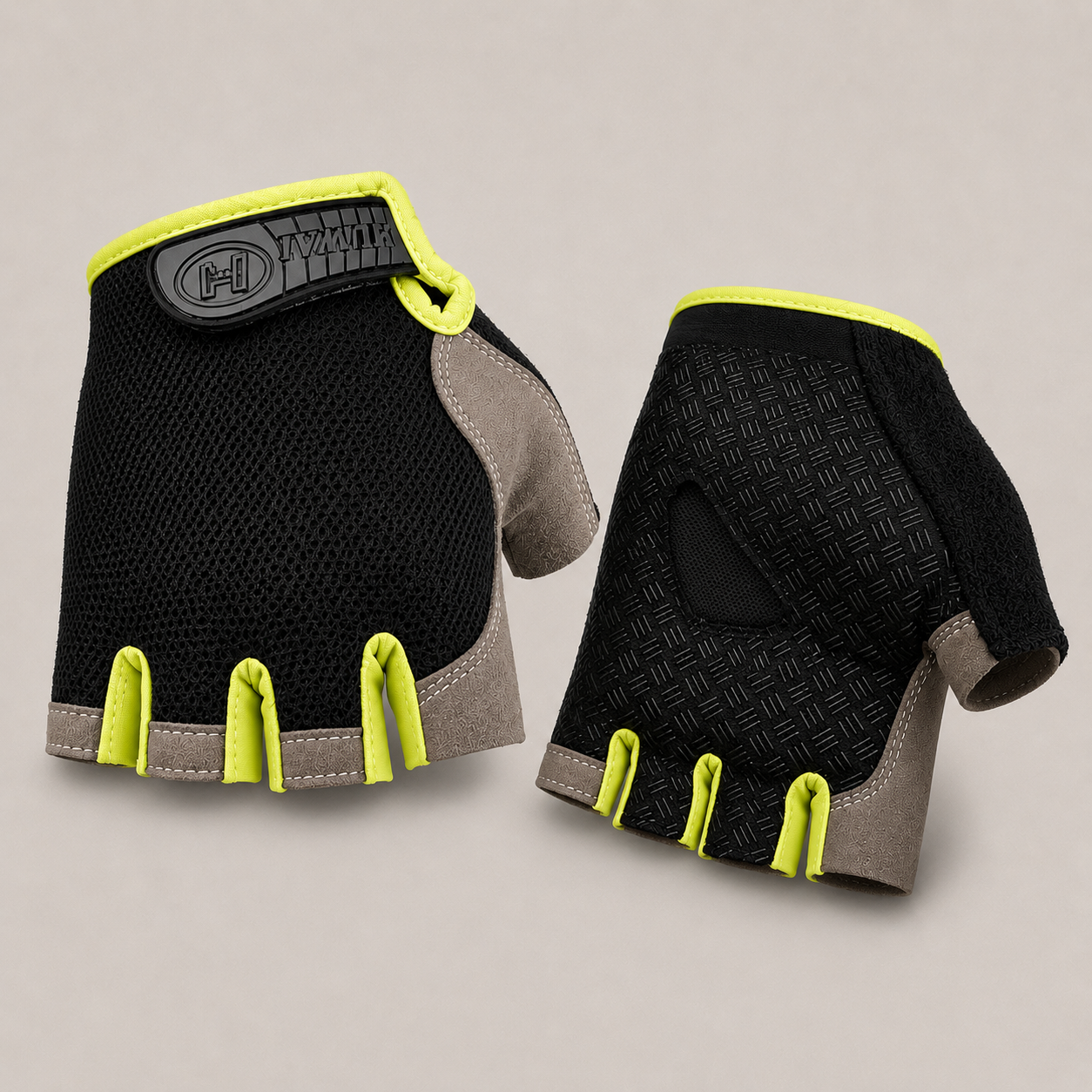 Gants de cyclisme respirants demi-doigts lavables