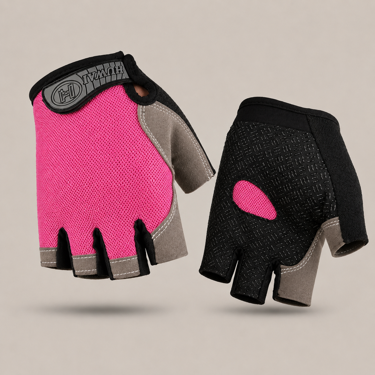 Gants de cyclisme respirants demi-doigts lavables