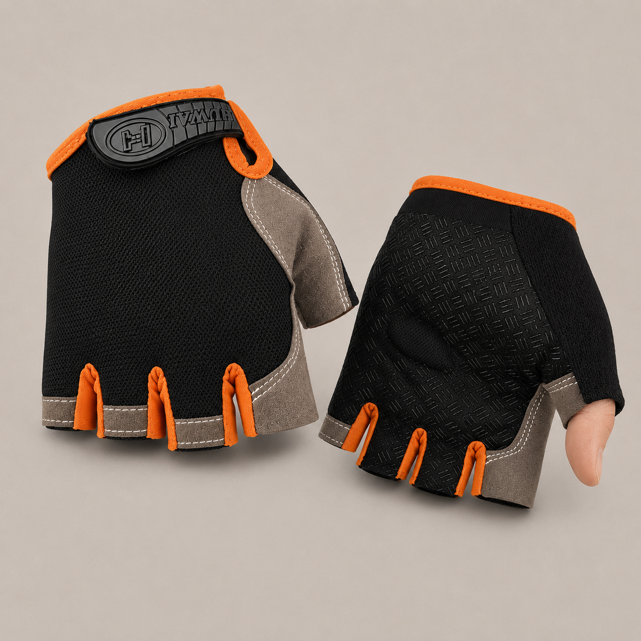 Gants de cyclisme respirants demi-doigts lavables