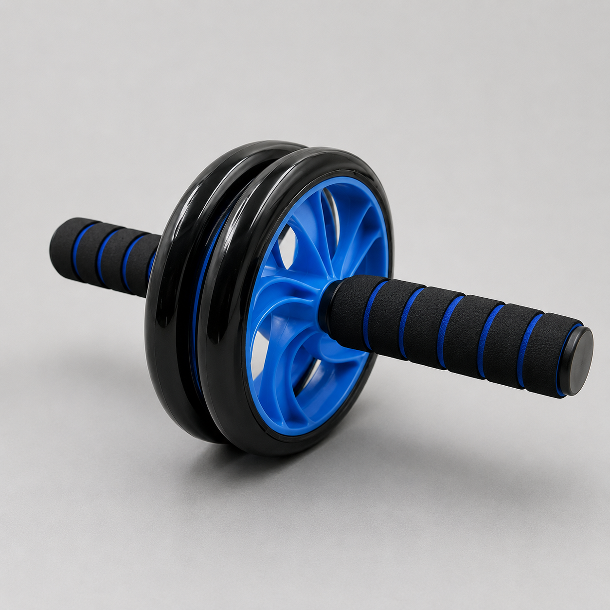 Roue abdominale double antidérapante pour gainage et musculation