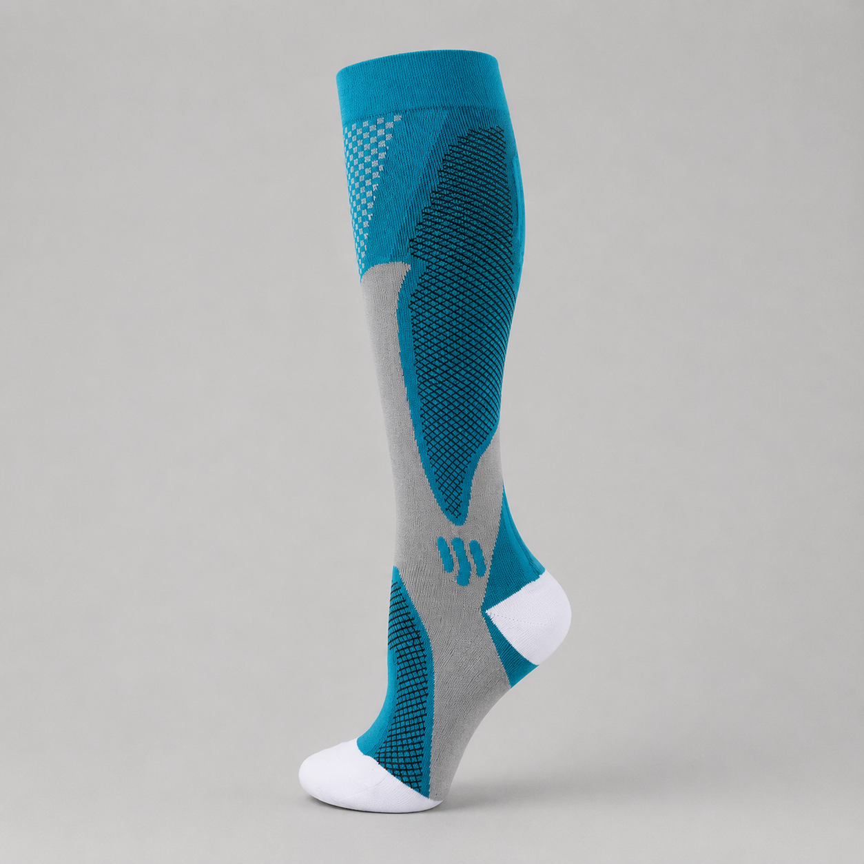 Chaussettes de compression pour sport et circulation sanguine