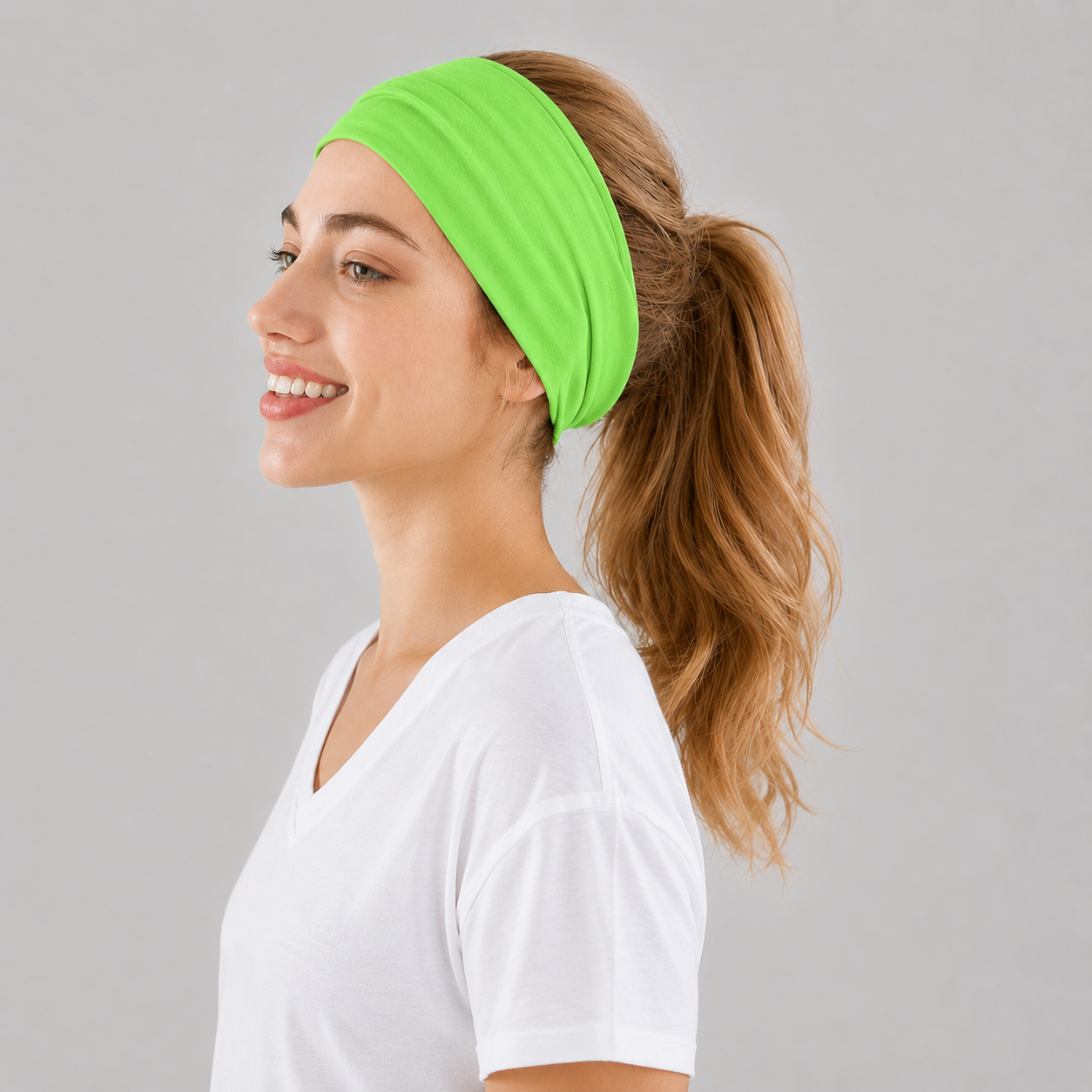 Bandeau de sport élastique anti-transpiration unisexe