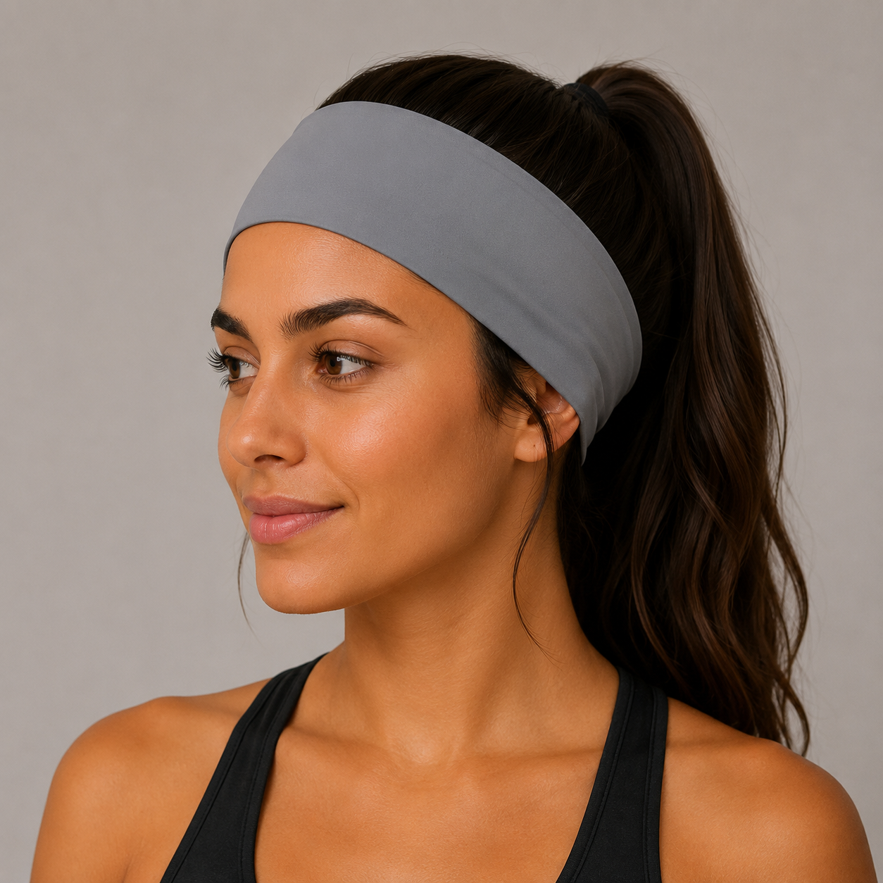 Bandeau de sport élastique anti-transpiration unisexe