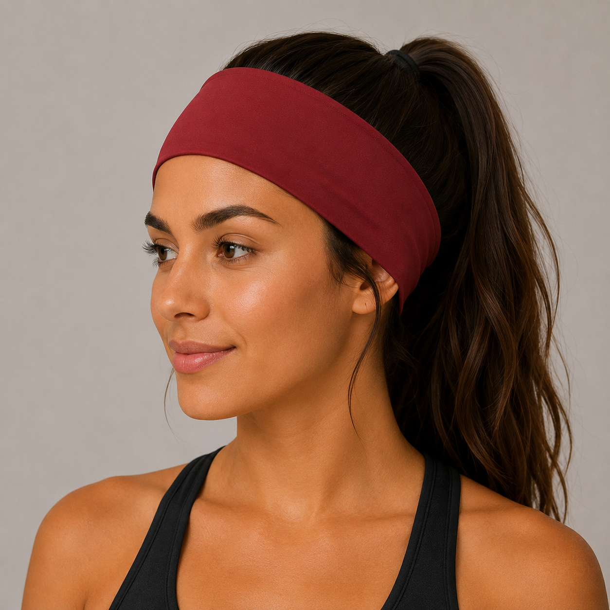 Bandeau de sport élastique anti-transpiration unisexe