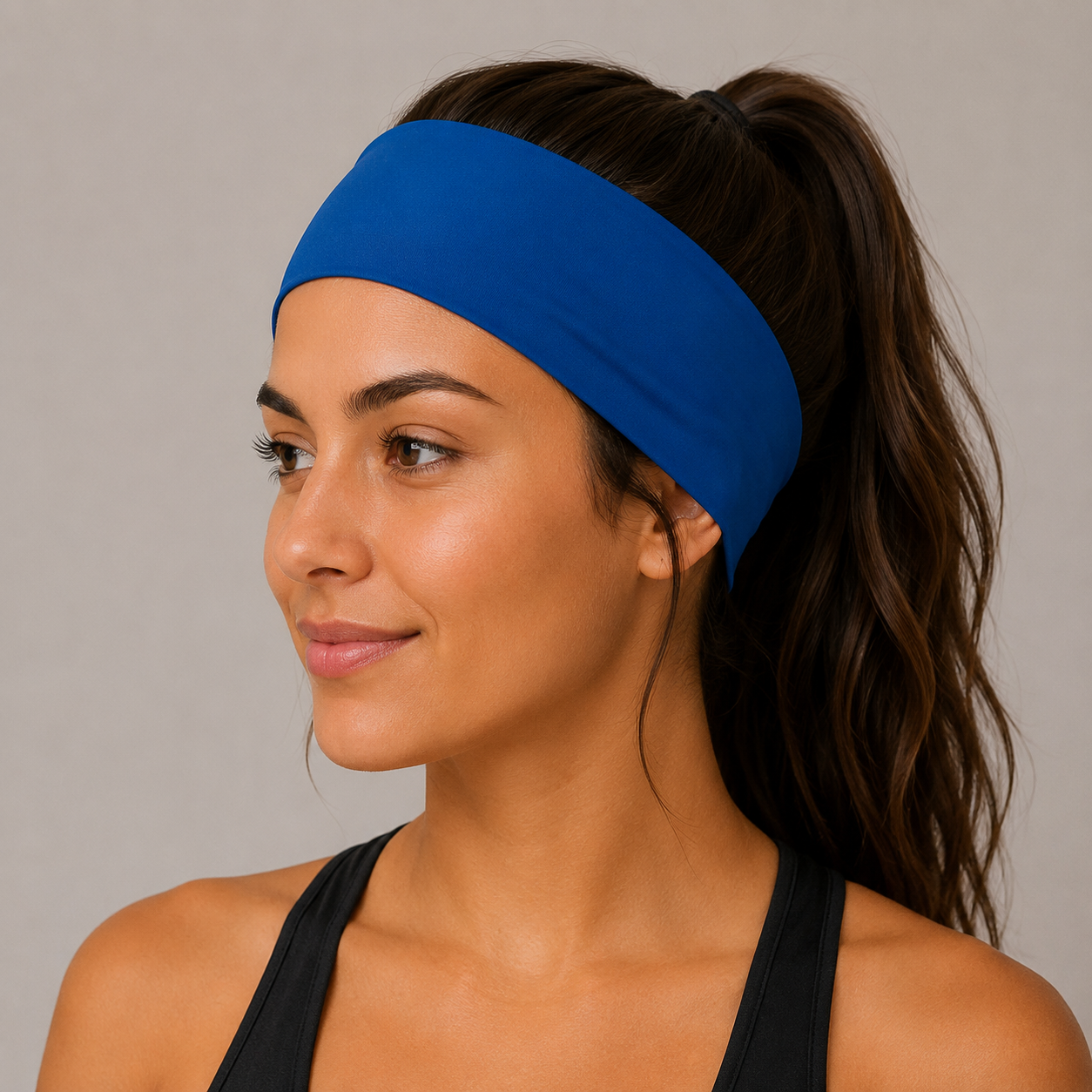 Bandeau de sport élastique anti-transpiration unisexe
