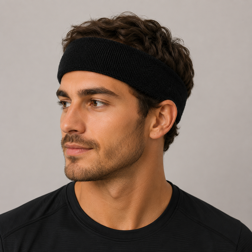 Bandeau éponge de sport anti-transpiration unisexe