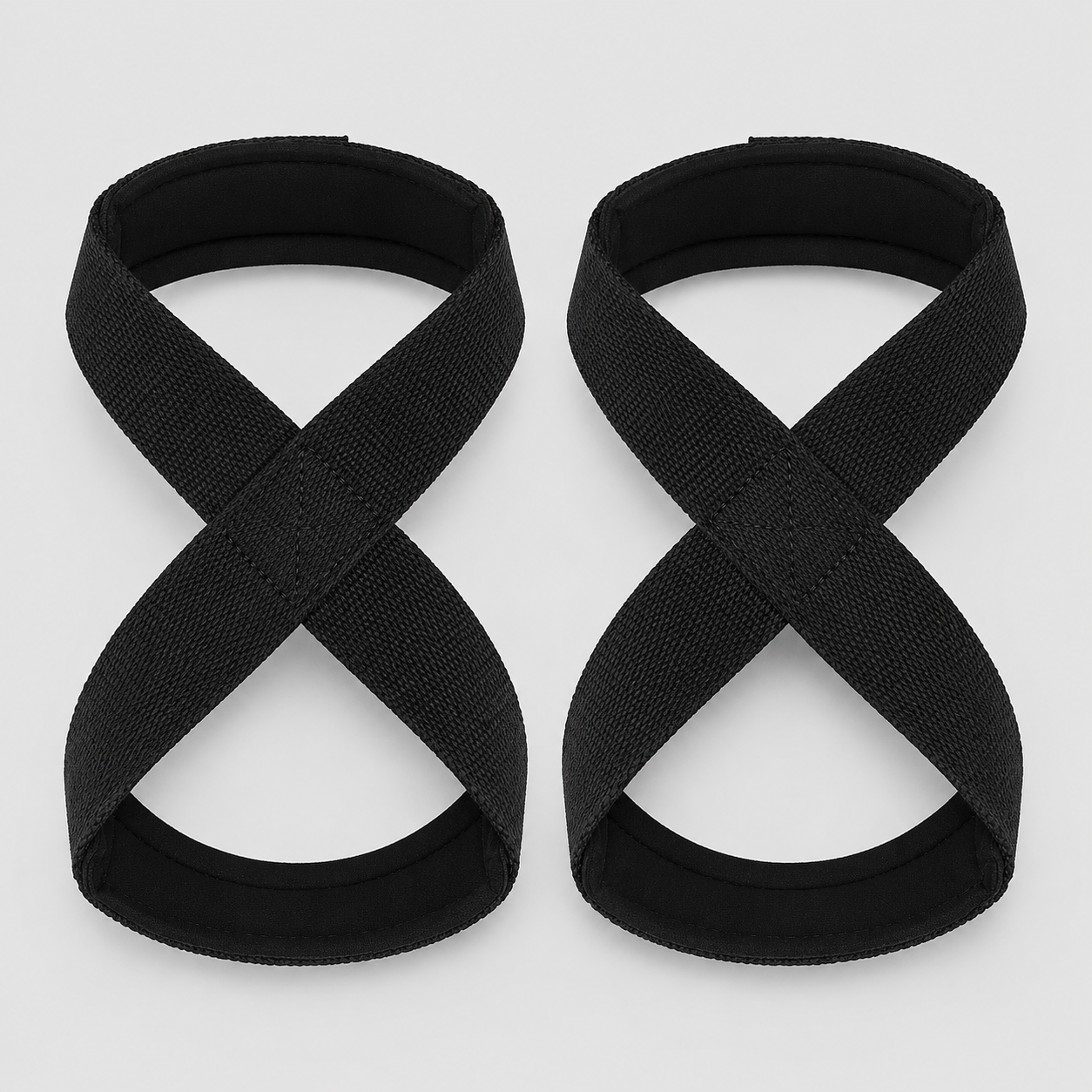Sangles de musculation Figure 8 rembourrées pour soulevé de terre Lot de 2
