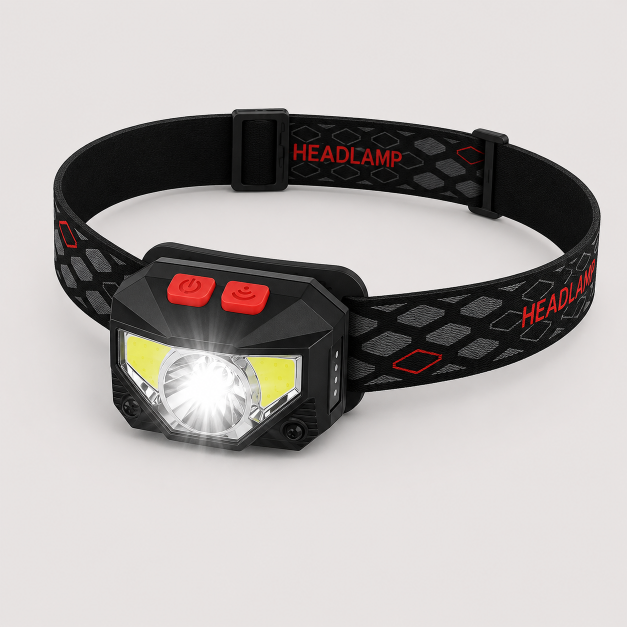 Lampe frontale LED rechargeable avec détecteur