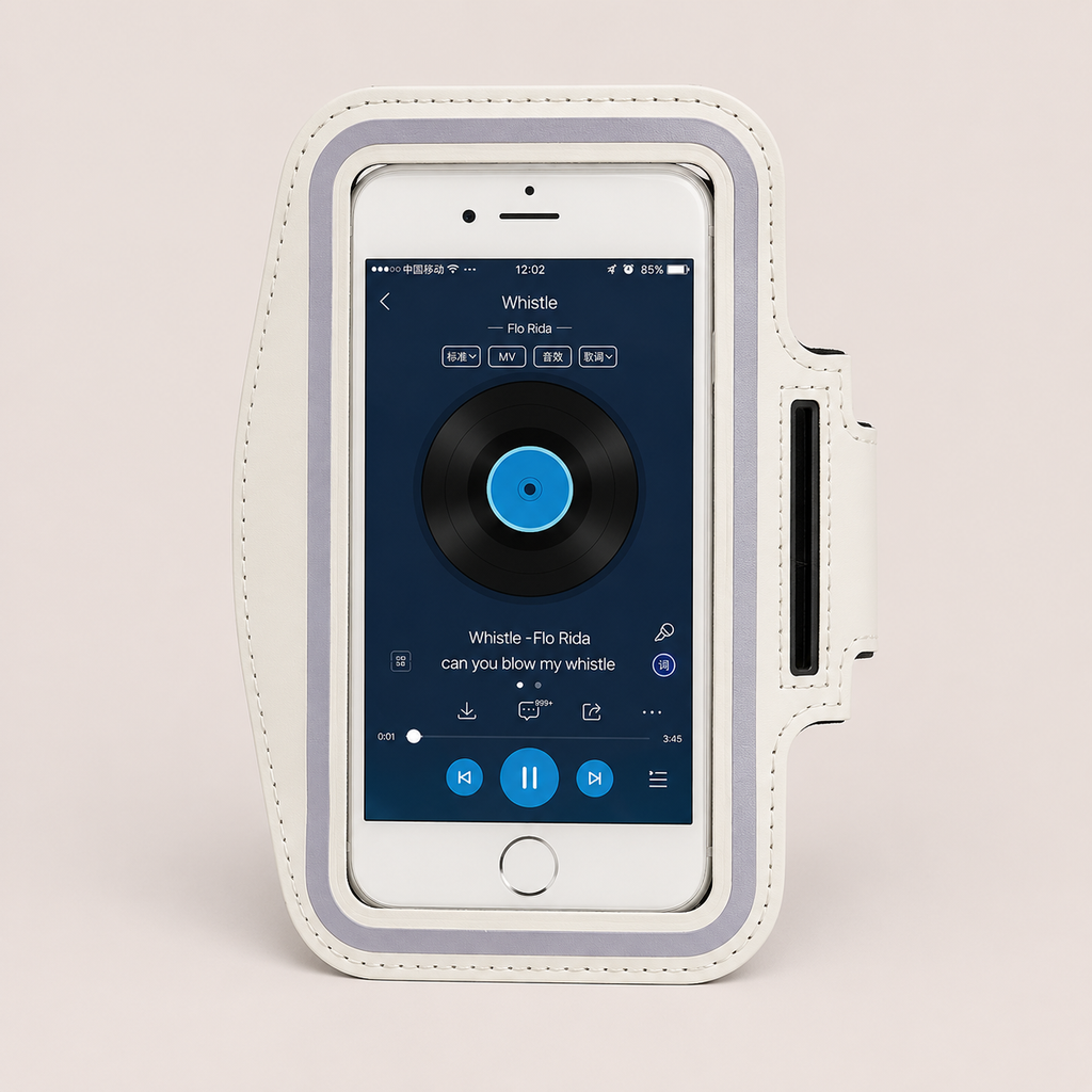Brassard de sport pour smartphone avec porte-cartes