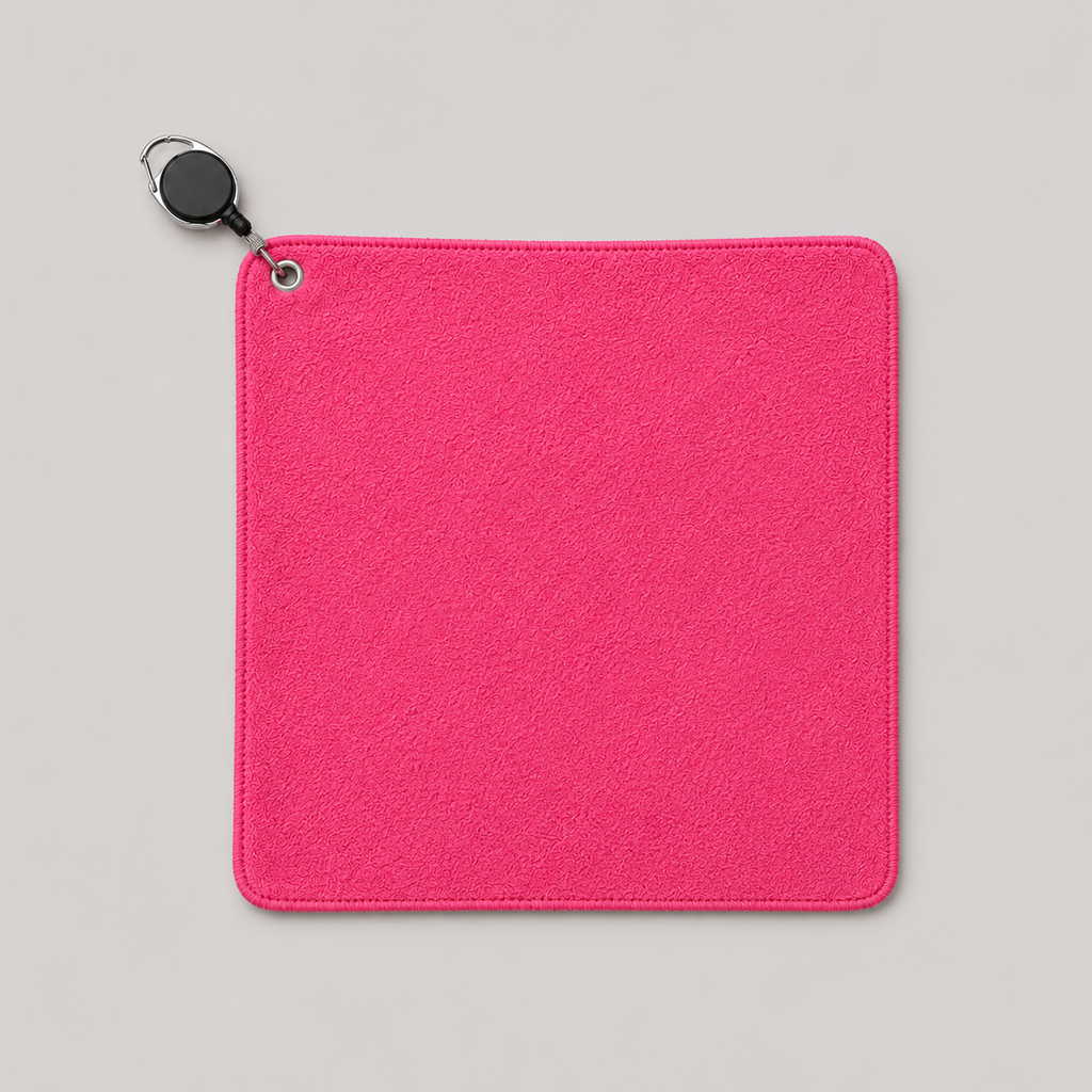 Serviette de Golf Microfibre avec Mousqueton