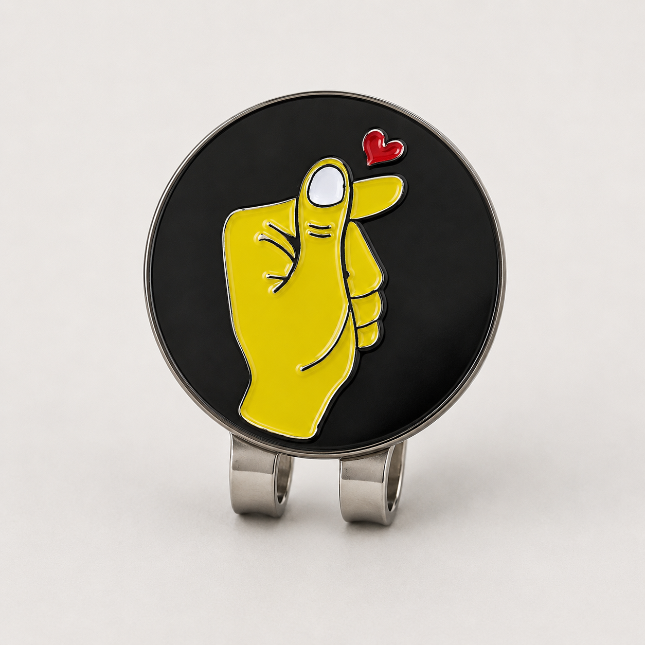 Marqueur de balle de golf magnétique avec clip pour casquette