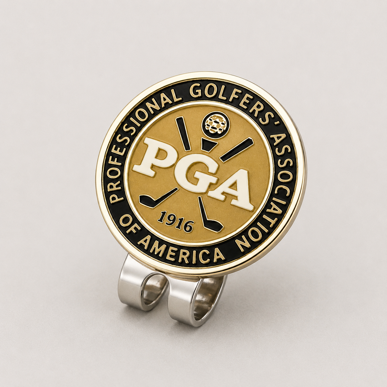 Marqueur de balle de golf magnétique avec clip pour casquette