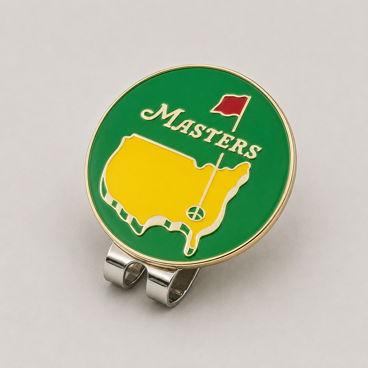 Marqueur de balle de golf magnétique avec clip pour casquette