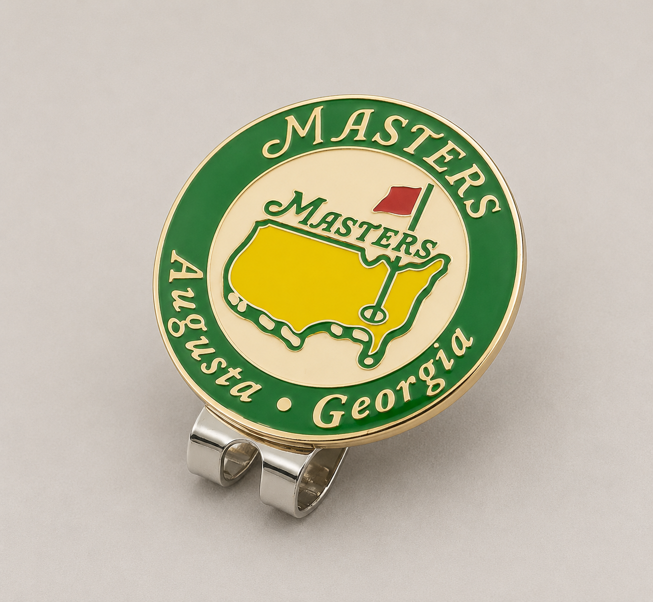 Marqueur de balle de golf magnétique avec clip pour casquette
