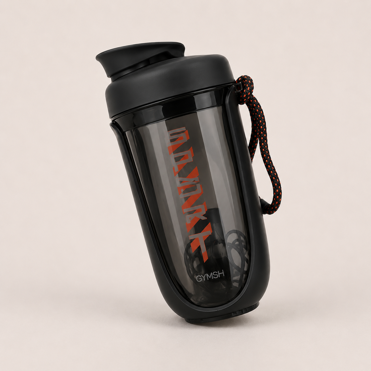 Shaker protéiné 600 ml avec bille mélangeuse en acier inoxydable