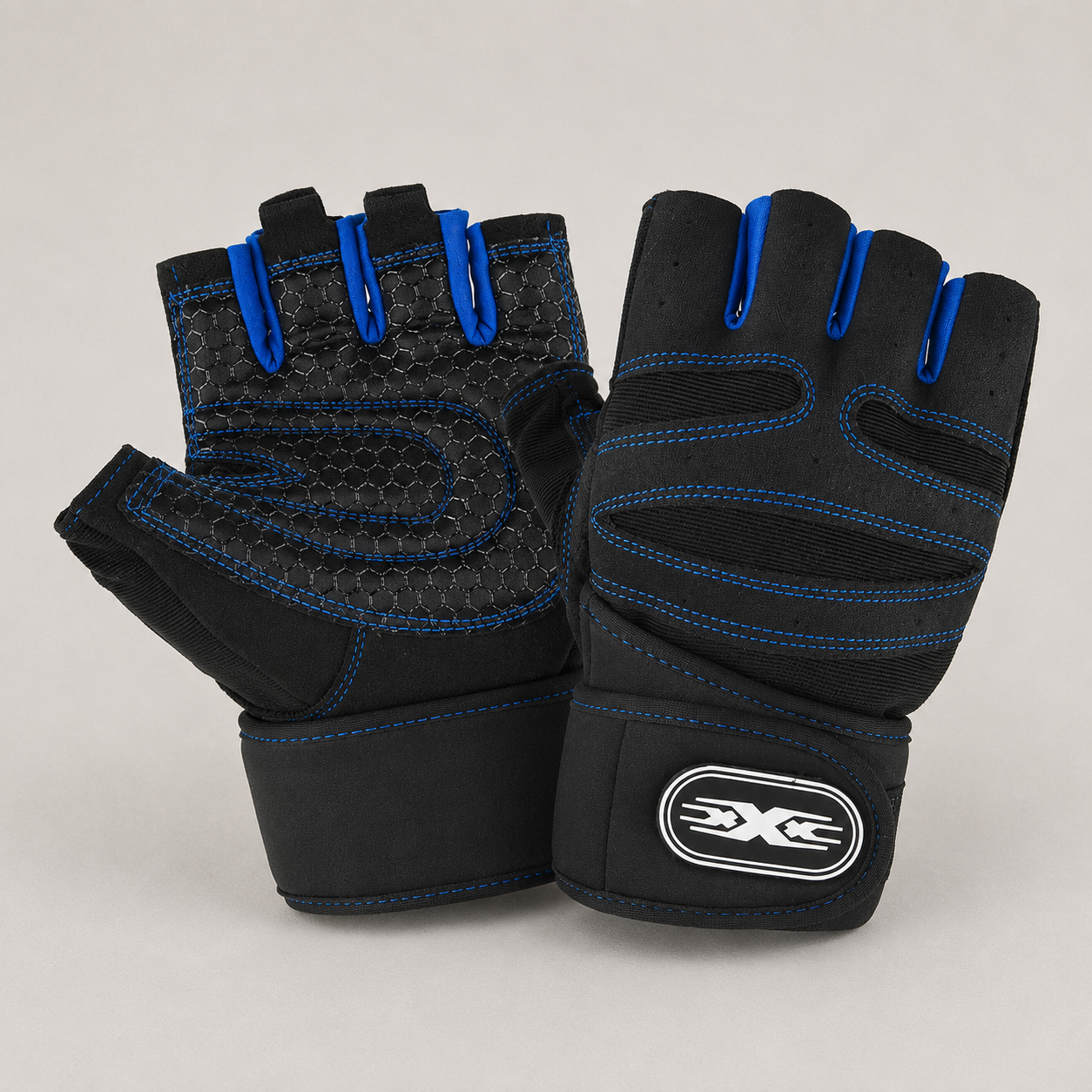 Gants de cyclisme demi-doigts respirants avec rembourrage antichoc