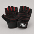 Gants de cyclisme demi-doigts respirants avec rembourrage antichoc