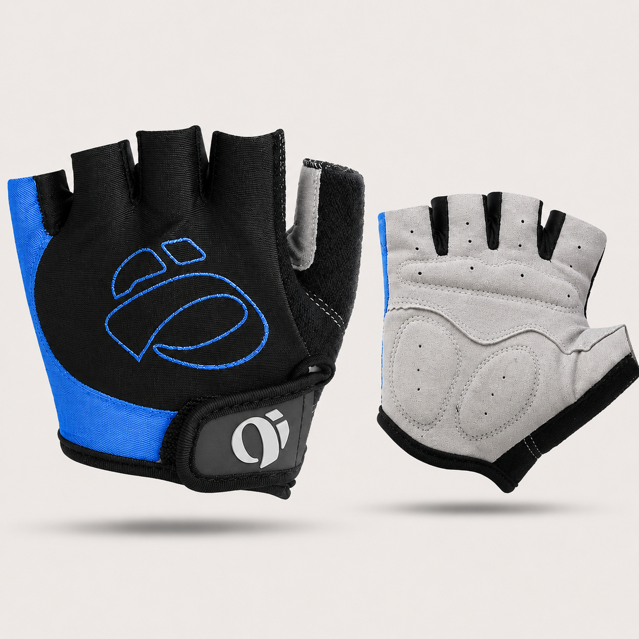 Gants de cyclisme demi-doigts respirants avec paume antichoc