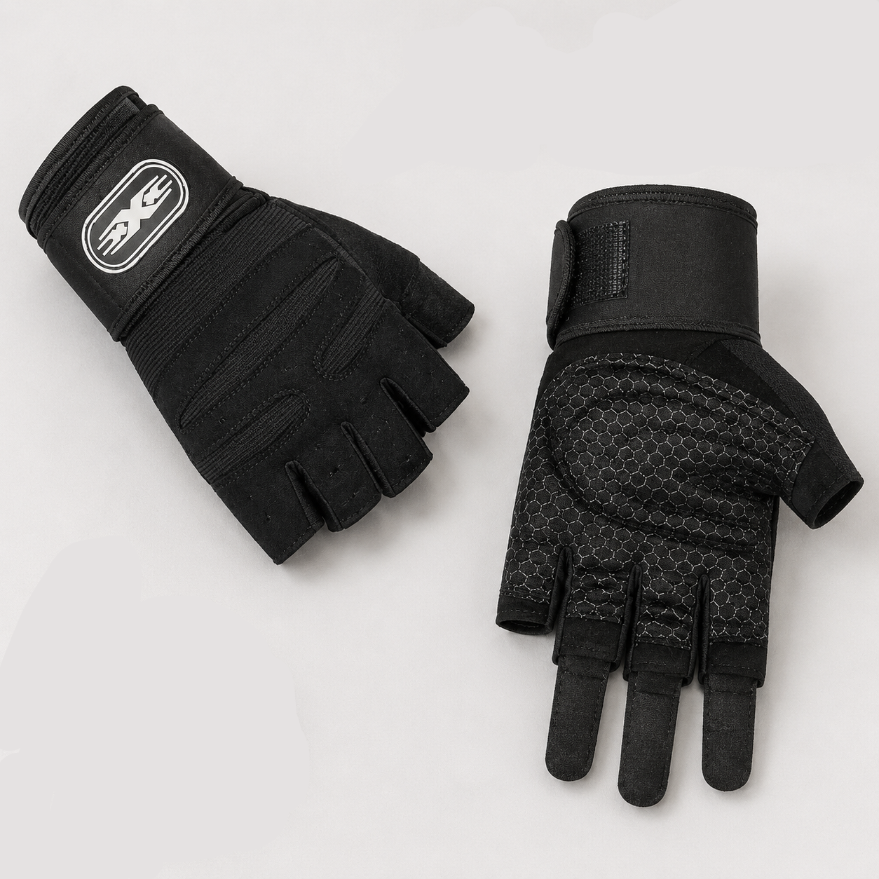 Gants de cyclisme demi-doigts respirants avec rembourrage antichoc