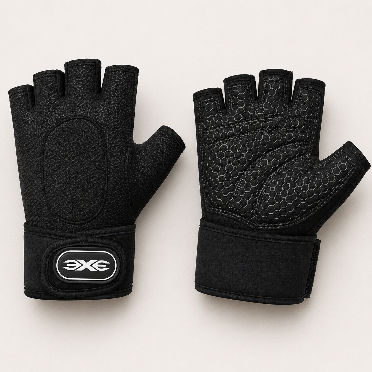 Gants de musculation respirants avec paume en silicone