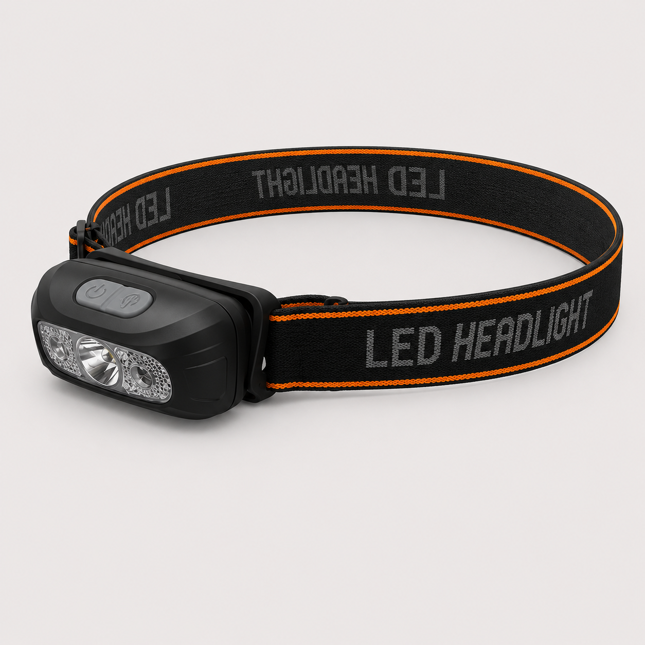 Lampe frontale LED rechargeable avec détecteur