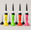 Lot de 4 tees de golf rotatifs 360° réglables