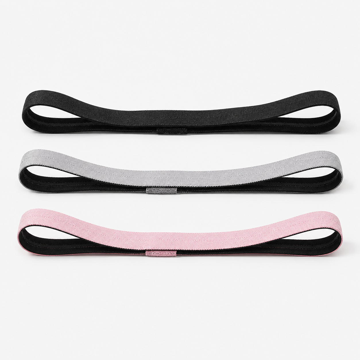 Lot de bandeaux de sport en coton anti-transpiration unisexes