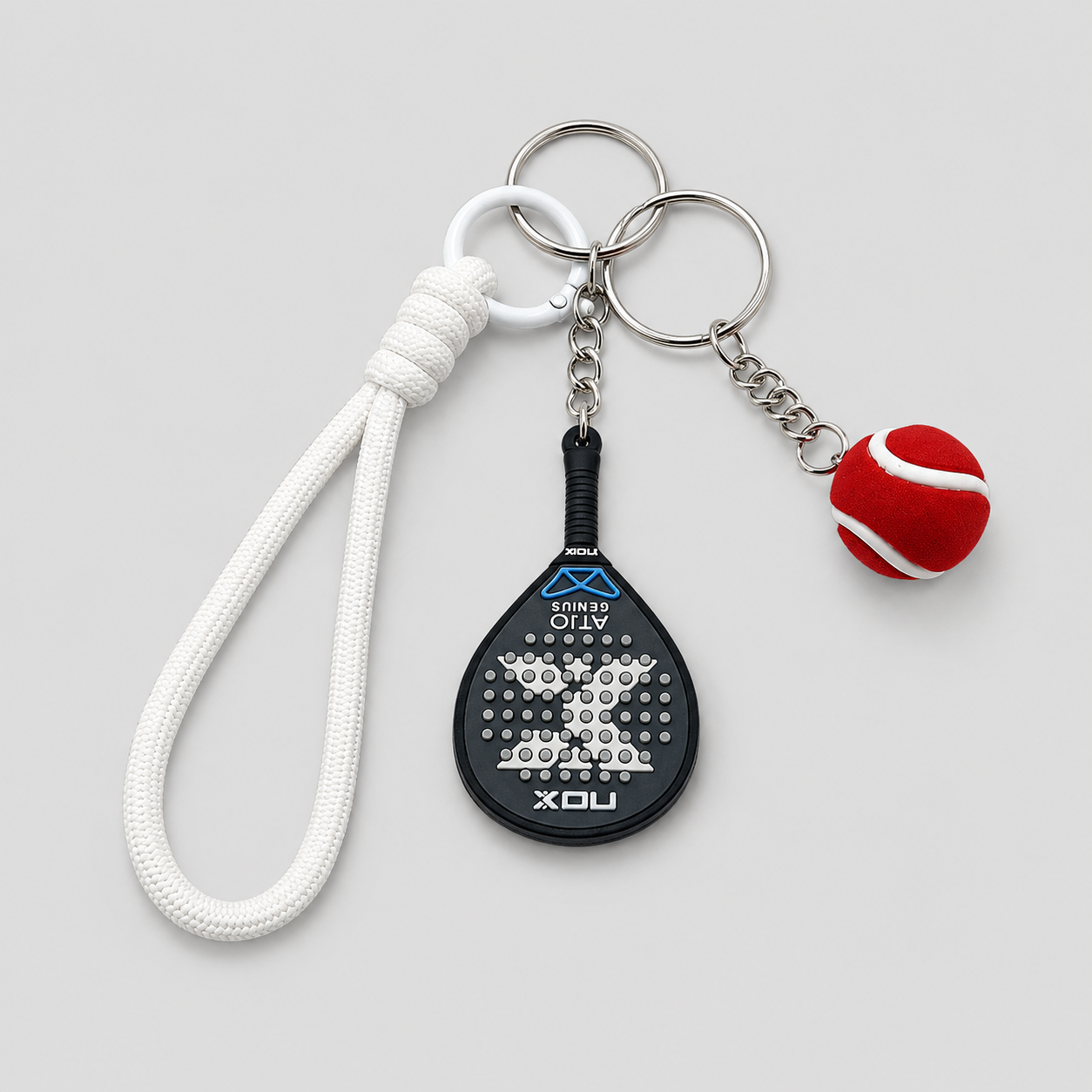 Porte-Clés Raquette Padel Design Sportif