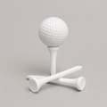 Tees de golf en bois naturels